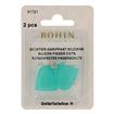 BOHIN - Rubber Finger Cots (M) - green rubber 2 pack