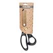 Hemline Gold Pinking Shears 9.25" with Brushed Gold Blade and Black Handle