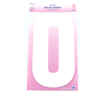 Iron on Number EXTRA LARGE 30cm - White 0