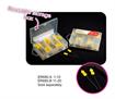 Numbered Pins 1-10 - Plastic Star Shape - box of 100pcs (10 of each)