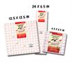 Sew Easy 3-Piece Ruler Set   This ruler set contains:    Sew Square Ruler - 12.5" x 12.5" Sew Square Ruler - 6.5" X 6.5" Ruler Quilters - 24 x 6.5in 