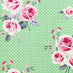 Birch Fabric - Fabric Gutermann X Birch Summer Loft Roses 110cm X 10Mt 100% Co Soft Green-152