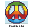 Diamond Dotz Peace Man