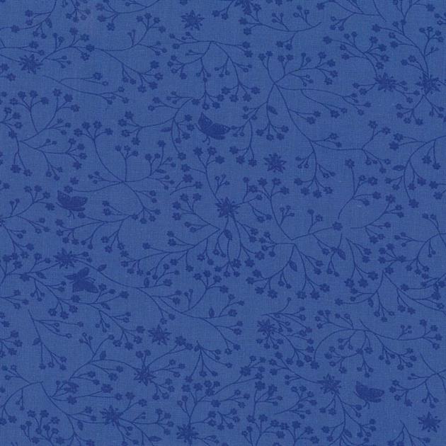 TRIPLE S - Flutter Quilt Backing Fabric - 280Cm Width Printed - blue