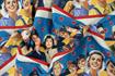 Kennard & Kennard - ANZAC Fabric - Women's Wartime Service - Striped