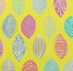 Nature - 100% Cotton - Leaves Yellow