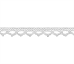 Bowtique Cotton Lace Ribbon 8mm x 5m White