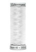 GUTERMANN  - Thread Rayon 40 200M Sulky Machine Embroidery - 1001