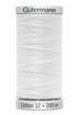 GUTERMANN  - Thread Cotton 12 200M Sulky Machine Embroidery - 1001
