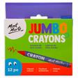 Mont Marte - Jumbo Crayons 12pce