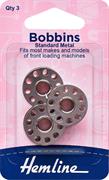 HEMLINE HANGSELL - Bobbin Metal Class 15K / Universal 3 Pack - standard type - 10 hole