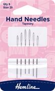 HEMLINE HANGSELL - Hand Needle - Tapestry 6Pack - size 20