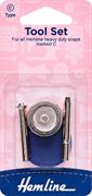 HEMLINE HANGSELL - Heavy Duty Snaps Tool Set