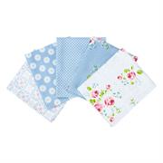 Gutermann X Birch Summer Loft Fq Bundle 5Pc 55X45cm-Blue
