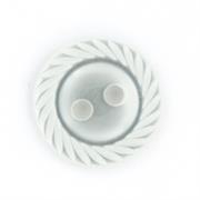 HEMLINE BUTTONS - Rope Edge Shirt Button - clear 14mm