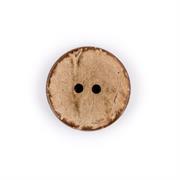 HEMLINE BUTTONS - Fake Leather Button - cream 22mm