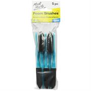 Mont Marte - Foam Hobby Brush 25mm 5pc Poly Bag