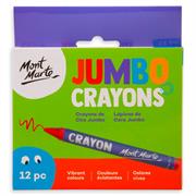 Mont Marte - Jumbo Crayons 12pce