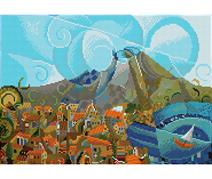 DIAMOND DOTZ - Mount Vesuvius - 37.00 x 52.00cm