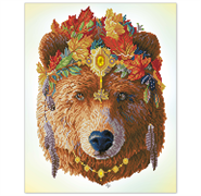DIAMOND DOTZ - Bohemian Bear 51 x 41cm