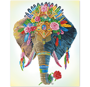 DIAMOND DOTZ - Bohemian Elephant 51 x 41cm