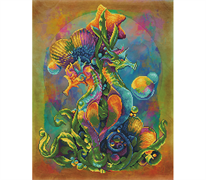 DIAMOND DOTZ - Sea Horses 52 x 66cm (20.4 x 25.9 in)