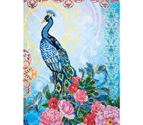 Diamond Dotz Exotic Peacock - 62 x 82cm (24.4 x 32.3in)