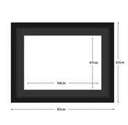 DIAMOND DOTZ - Aperture:64 X 47Cm Black/Black