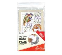 Sew Easy Aida Cloth - 100% Cotton - 14 Count - 36cm x 45cm Ecru