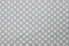 Riley Blake Printed Cotton - Honeycomb Blue 112cm