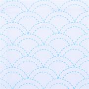Sashiko White Cloth - Waves