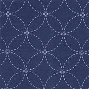 Sashiko Navy Cloth - Rings