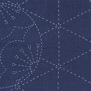 Sashiko Navy Cloth - Diamonds