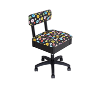 HORN SEWING CHAIR GAS LIFT Colourful Buttons