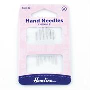 HEMLINE HANGSELL - Hand Needle - Chenille 6 Pack - size 22