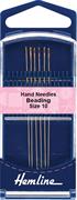 HEMLINE HANGSELL - Hand Needle - Beading 6 Pack - size 10 - gold eye