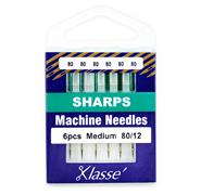 Klasse Machine Needle Sharp Size 80/12 - 6 per cassette