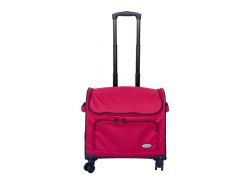 Horn Small Sewing Machine Trolley Bag - Cherry Red