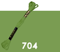 DMC Stranded Cotton 704