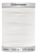 GUTERMANN - Thread Bobbin 1000M Sulky Machine Embroidery - 1001 white