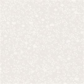 Quilt Backing - Flutter Quilt Backing Fabric - 280 Width Printed - White
