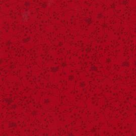 Quilt Backing - Flutter Quilt Backing Fabric - 280 Width Printed - Red