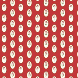 Riley Blake Printed Cotton - Camilla Red 112cm