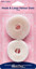 HEMLINE HANGSELL - Self Adhesive Hook and Loop Tape, 20mm x 1.25m - white