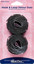 HEMLINE HANGSELL - Stick-On Hook and Loop Dots 20mm x 50 Sets - black