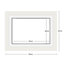 DIAMOND DOTZ - Aperture:65 X 40Cm White/White