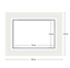 DIAMOND DOTZ - Aperture:71 X 55Cm White/White