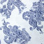 Hobbysew - 100% LINEN 14x14 PRINTED FABRIC - ROYAL LEAFS