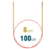 Addi Lace Circular Knitting Needles 100CM X 8.00MM