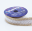CELEBRATE - Hessian Ribbon W Poly Lace 25Mm X 2M - natural